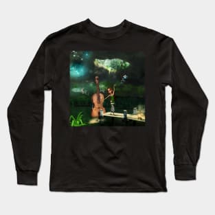 The mysterious Cave with  the wonderful of the Violin and dancing fairy Long Sleeve T-Shirt